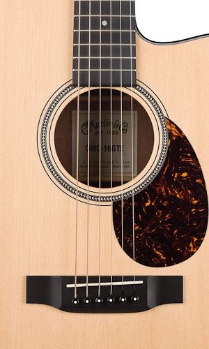 open zoom image for Martin OMC-16GTE Acoustic-Electric Guitar (with Case), Closeup