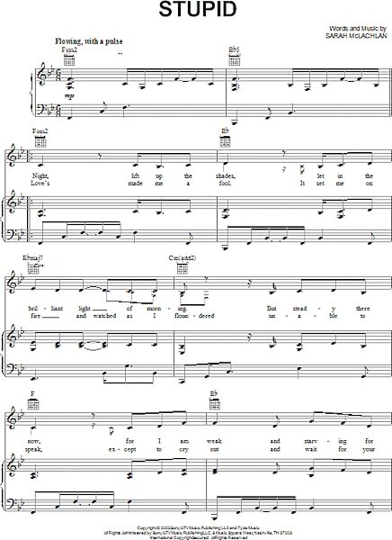 open zoom image for Stupid - Piano/Vocal/Guitar, New, Main
