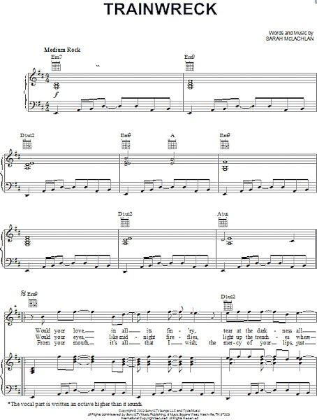 open zoom image for Train Wreck - Piano/Vocal/Guitar, New, Main