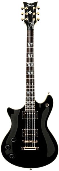 open zoom image for Schecter Tempest Custom Left-Handed Electric Guitar, Gloss Black