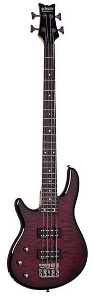open zoom image for Schecter Raiden Special-4 Left-Handed Electric Bass, Black Cherry