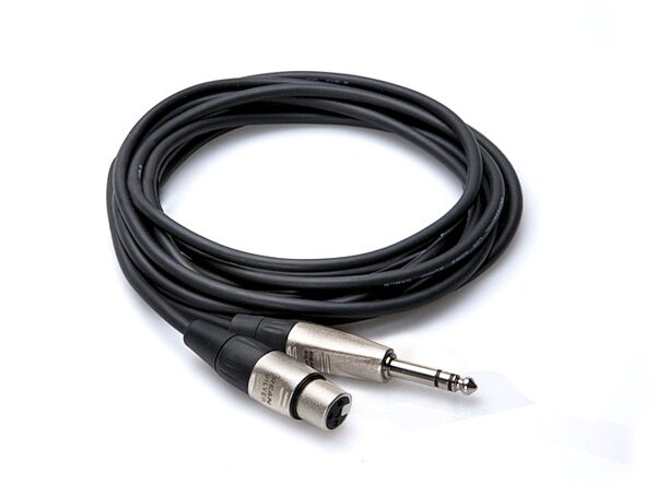 open zoom image for Hosa HXS-000 Pro Balanced REAN XLR Female to 1/4-Inch TRS Interconnect Cable, 1.5 foot, HXS-0015, Main
