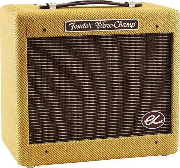 open zoom image for Fender Eric Clapton EC Vibro Champ Guitar Combo Amplifier (5 Watts, 1x8"), Left