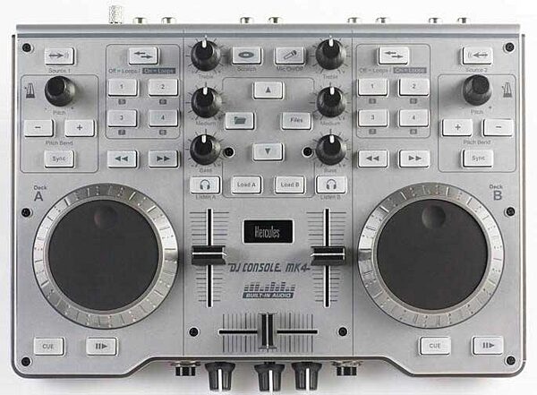 open zoom image for Hercules DJ Console Mk4 USB DJ/Audio Interface, Top