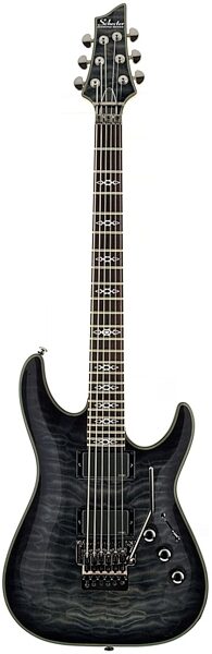 open zoom image for Schecter C-1 Hellraiser Special Electric Guitar with Floyd Rose, See Thru Black