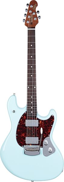 open zoom image for Ernie Ball Music Man StingRay HH Tremolo Electric Guitar, Rosewood Fingerboard (with Case), Action Position Back