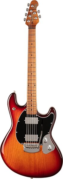 open zoom image for Ernie Ball Music Man StingRay HH Tremolo Electric Guitar, Rosewood Fingerboard (with Case), Action Position Back