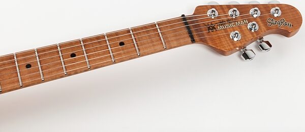 open zoom image for Ernie Ball Music Man StingRay HH Tremolo Electric Guitar, Rosewood Fingerboard (with Case), Action Position Back