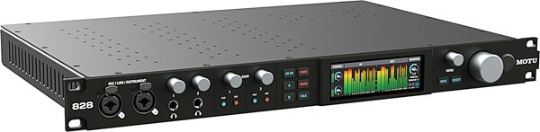 open zoom image for MOTU 828 28x32 USB-C Audio Interface, New, Action Position Back