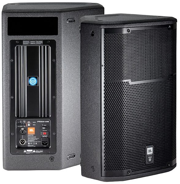 open zoom image for JBL PRX615M 2-Way Powered Speaker (1000 Watts, 1x15"), Front and Back