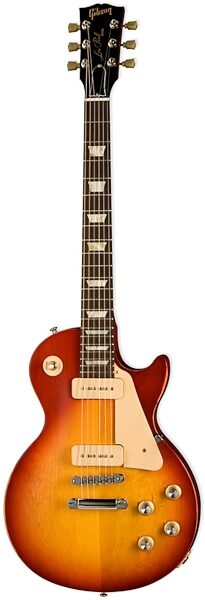 open zoom image for Gibson 1950s Les Paul Studio Tribute Electric Guitar (with Gig Bag), Worn Heritage Cherry Sunburst