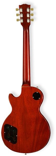 open zoom image for Gibson 1950s Les Paul Studio Tribute Electric Guitar (with Gig Bag), Worn Heritage Cherry Sunburst - Back