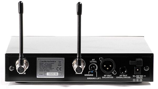 open zoom image for Audio-Technica ATW-3192B Headset Wireless System, Back