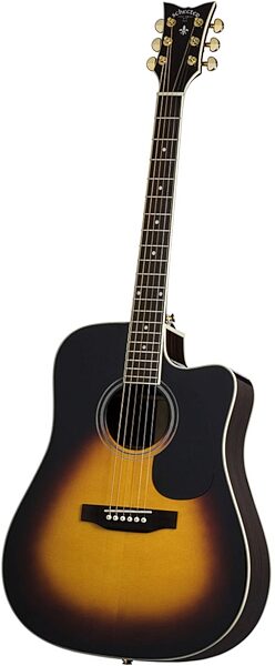 open zoom image for Schecter Royal Acoustic-Electric Guitar (with Case), Side
