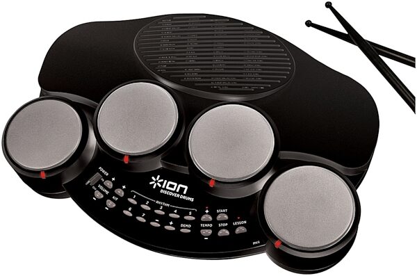 open zoom image for Ion Audio Discover Drums MKII Tabletop Electronic Drum Kit, Main