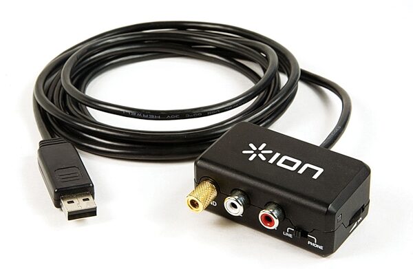 open zoom image for Ion Audio RECORD2PC Stereo RCA to USB Cable, Main