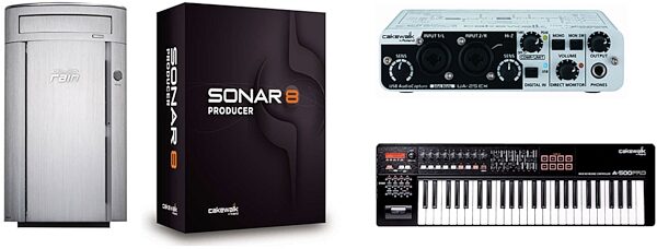 open zoom image for Rain Recording Solstice Dual Core Computer and Cakewalk Studio Bundle, Main