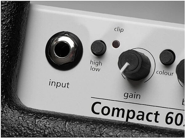 open zoom image for AER Compact 60 Acoustic Guitar Combo Amplifier (60 Watts, 1x8"), Controls