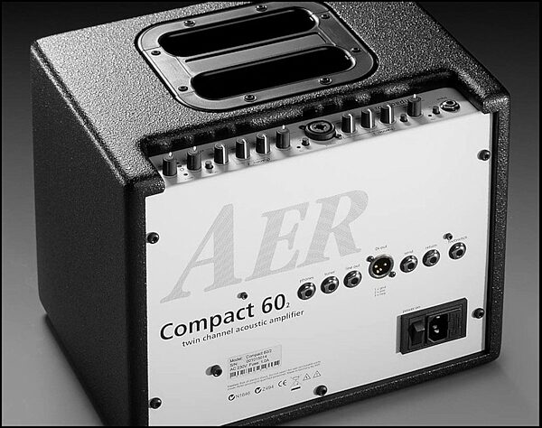 open zoom image for AER Compact 60 Acoustic Guitar Combo Amplifier (60 Watts, 1x8"), Rear