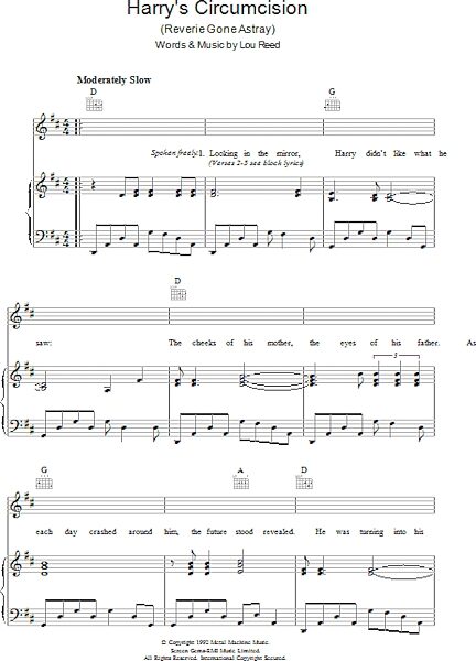 open zoom image for Harry's Circumcision - Piano/Vocal/Guitar, New, Main
