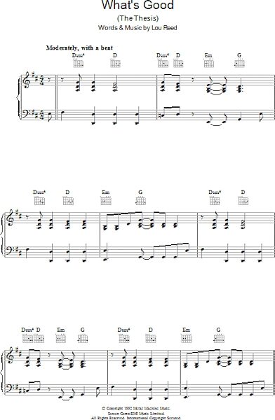 open zoom image for What's Good - Piano/Vocal/Guitar, New, Main