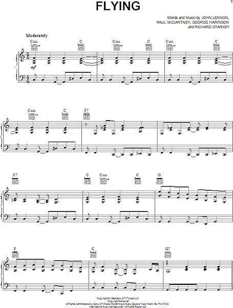 open zoom image for Flying - Piano/Vocal/Guitar, New, Main