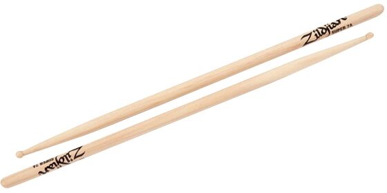 open zoom image for Zildjian Super 7A Drumsticks, Wood Tip