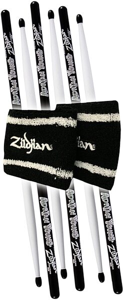 open zoom image for Zildjian Adrian Young Drumsticks, Buy 3 Pairs Get 2 Free Wristbands Pack