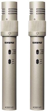 open zoom image for Shure KSM141 Multi-Pattern Microphone, Stereo Matched Pair, KSM141/SL ST, Main