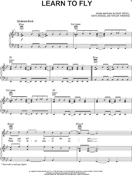 open zoom image for Learn To Fly - Piano/Vocal/Guitar, New, Main