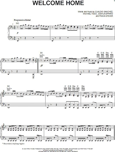 open zoom image for Welcome Home - Piano/Vocal/Guitar, New, Main