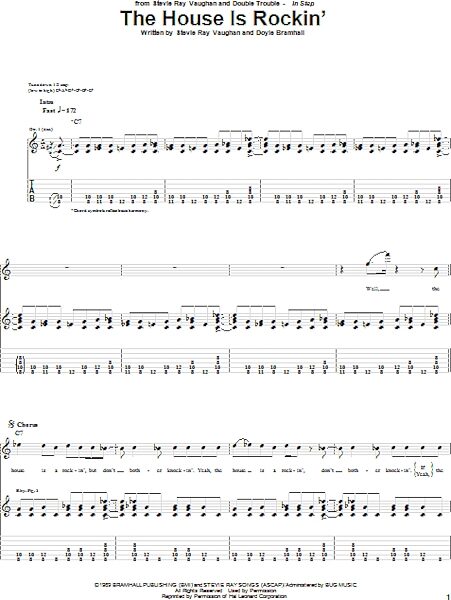 open zoom image for The House Is Rockin' - Guitar TAB, New, Main