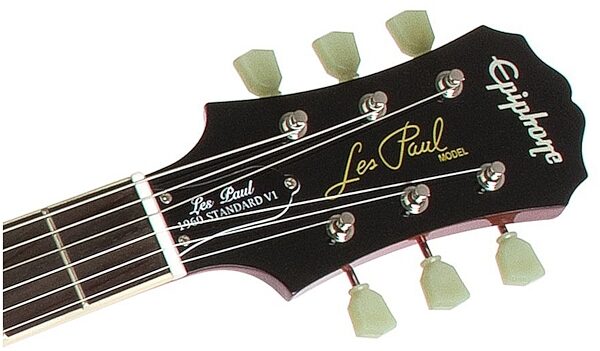 open zoom image for Epiphone Limited Edition 50th Anniversary 1960 Les Paul Standard Electric Guitar (with Case), Headstock