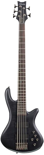 open zoom image for Schecter Stiletto Studio 5 5-String Electric Bass, See Thru Black Satin