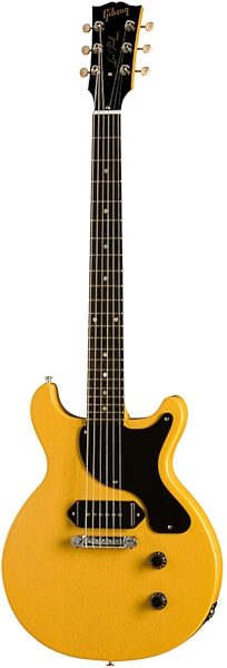 open zoom image for Gibson Les Paul Junior Double Cutaway Electric Guitar, Gloss Yellow