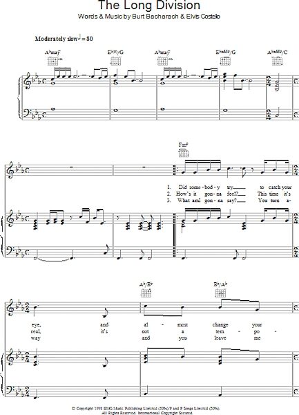 open zoom image for The Long Division - Piano/Vocal/Guitar, New, Main