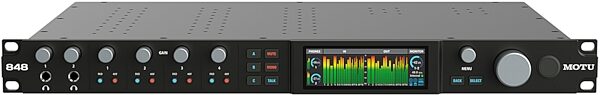 open zoom image for MOTU 848 28x32 Thunderbolt and USB4 Audio Interface, New, Action Position Back