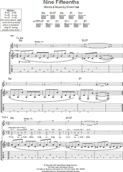 open zoom image for 9/15ths (Nine Fifteenths) - Guitar TAB, New, Main