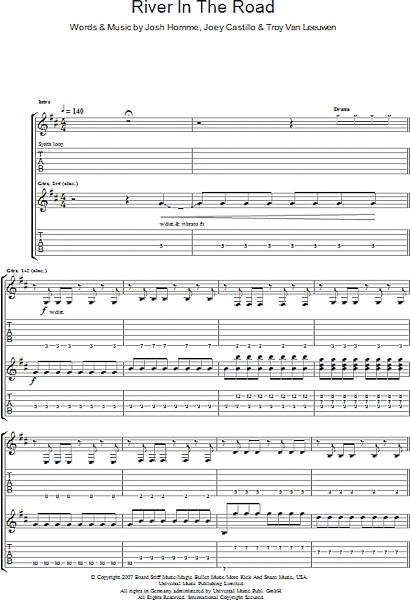 open zoom image for River In The Road - Guitar TAB, New, Main