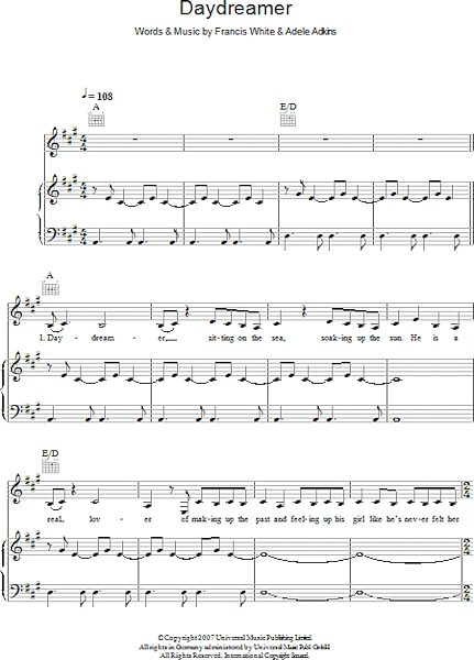 open zoom image for Daydreamer - Piano/Vocal/Guitar, New, Main