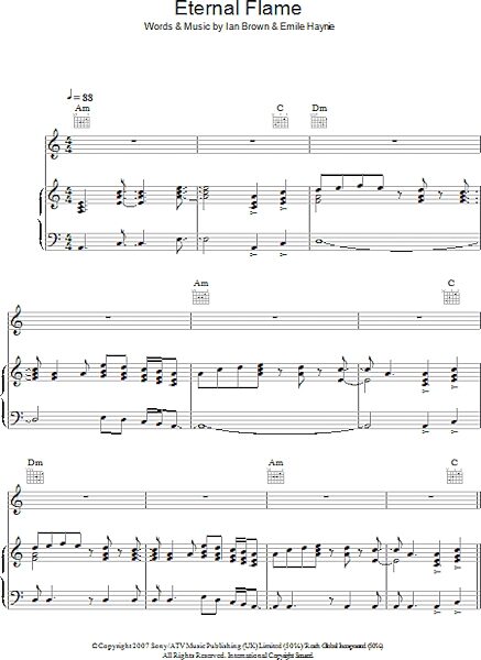 open zoom image for Eternal Flame - Piano/Vocal/Guitar, New, Main