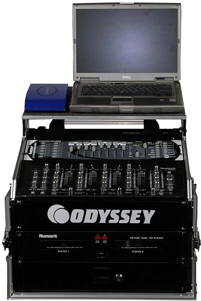 open zoom image for Odyssey FZGS1004 Flight Zone Glide Style Combo Rack Case, Front