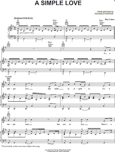 open zoom image for A Simple Love - Piano/Vocal/Guitar, New, Main
