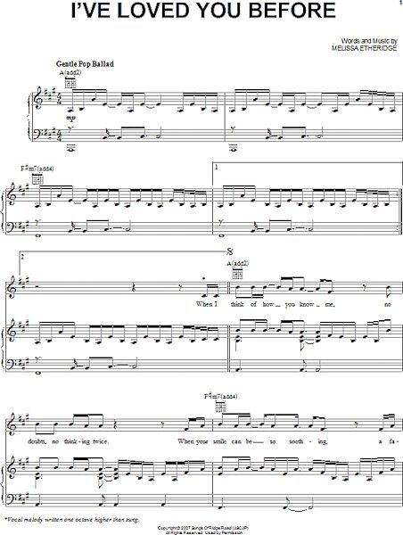 open zoom image for I've Loved You Before - Piano/Vocal/Guitar, New, Main