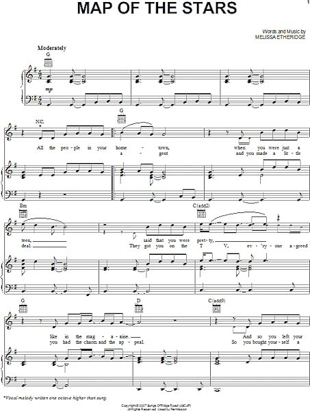 open zoom image for Map Of The Stars - Piano/Vocal/Guitar, New, Main