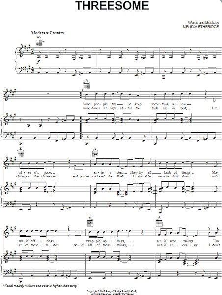 open zoom image for Threesome - Piano/Vocal/Guitar, New, Main