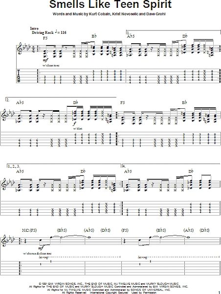open zoom image for Smells Like Teen Spirit - Guitar Tab Play-Along, New, Main