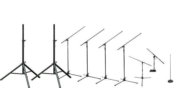 open zoom image for On-Stage Club Pack 2 Microphone Stand Package, Main