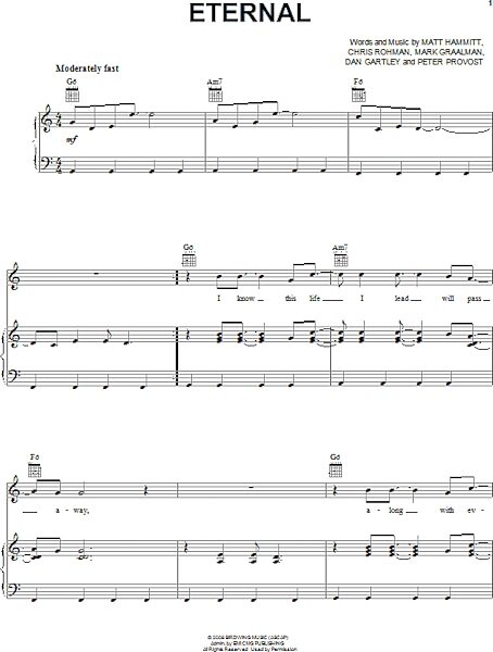 open zoom image for Eternal - Piano/Vocal/Guitar, New, Main