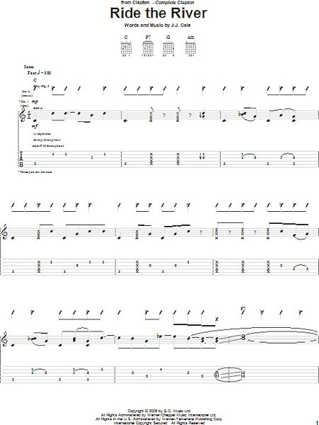 open zoom image for Ride The River - Guitar TAB, New, Main